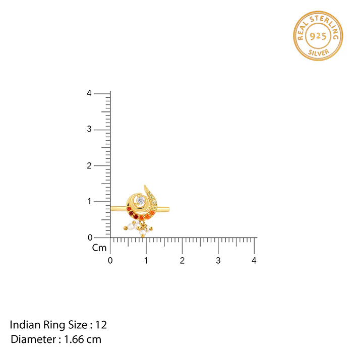 Golden Ambika Ring - Image 5