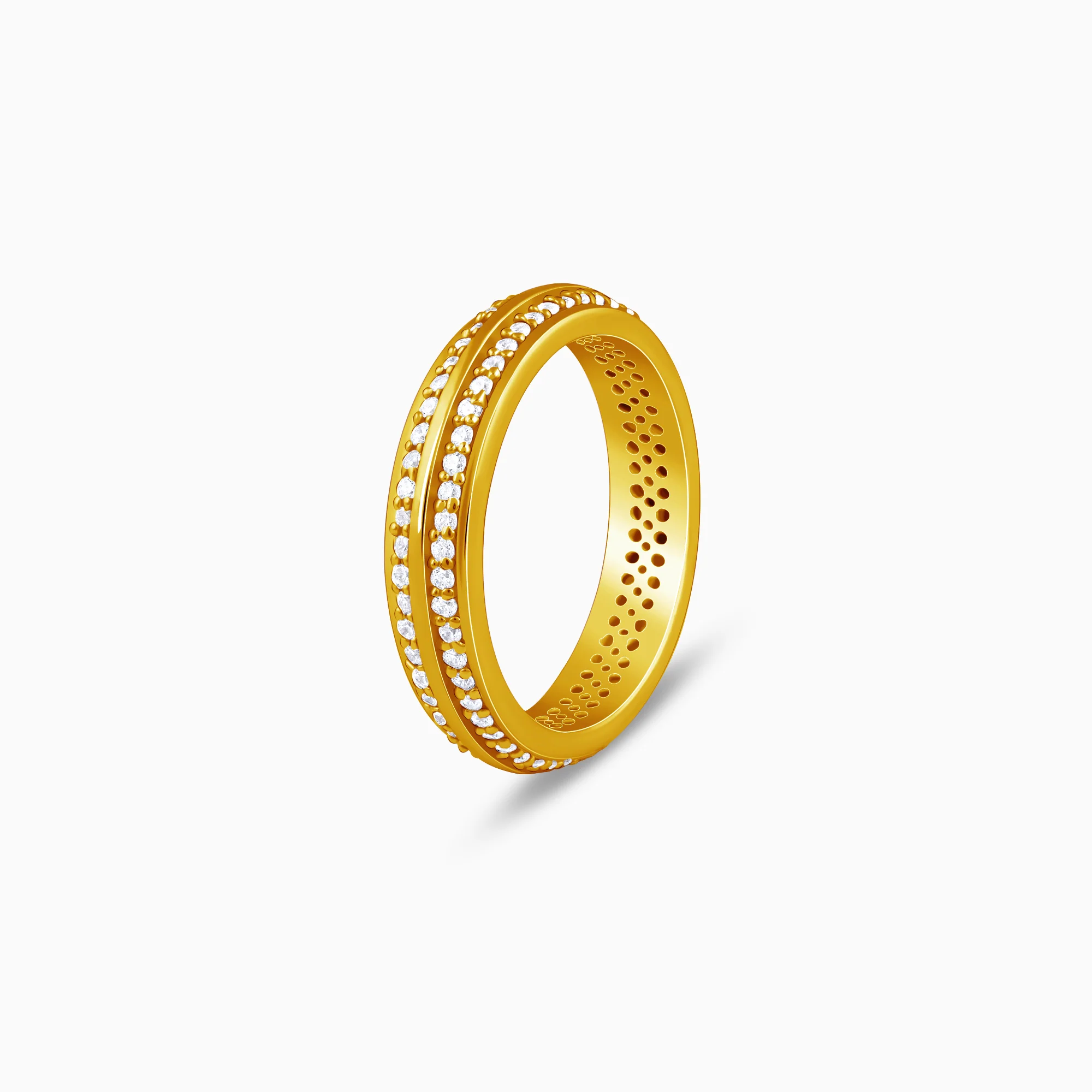 Golden Bold Fate Ring For Him (Size 17) - Image 4