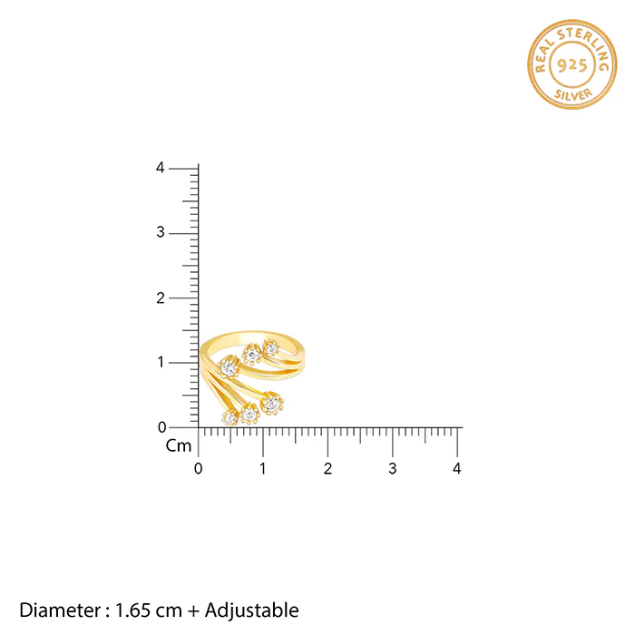 Golden Bouquet of Hug Ring - Image 4