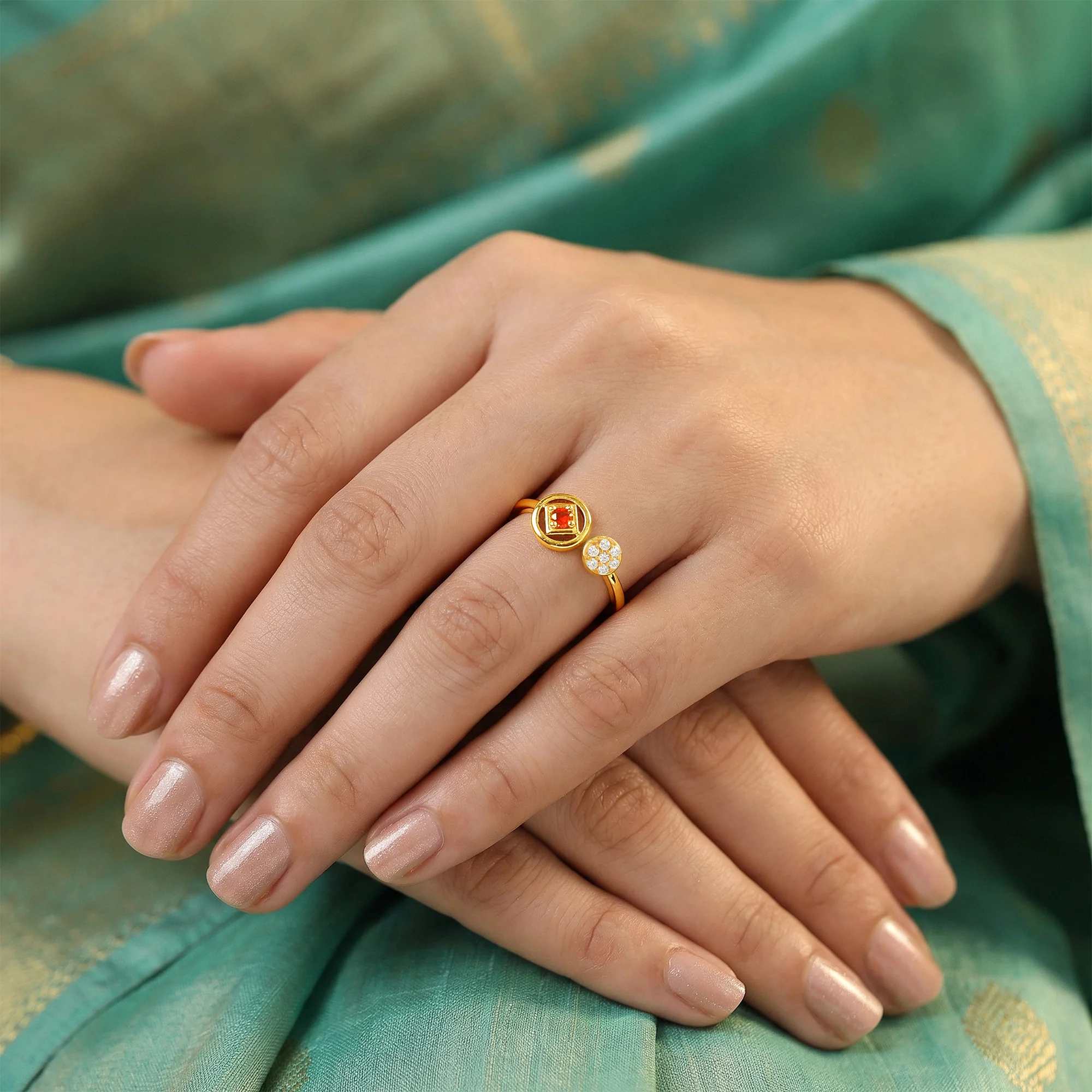 Golden Brigid Ring - Image 3