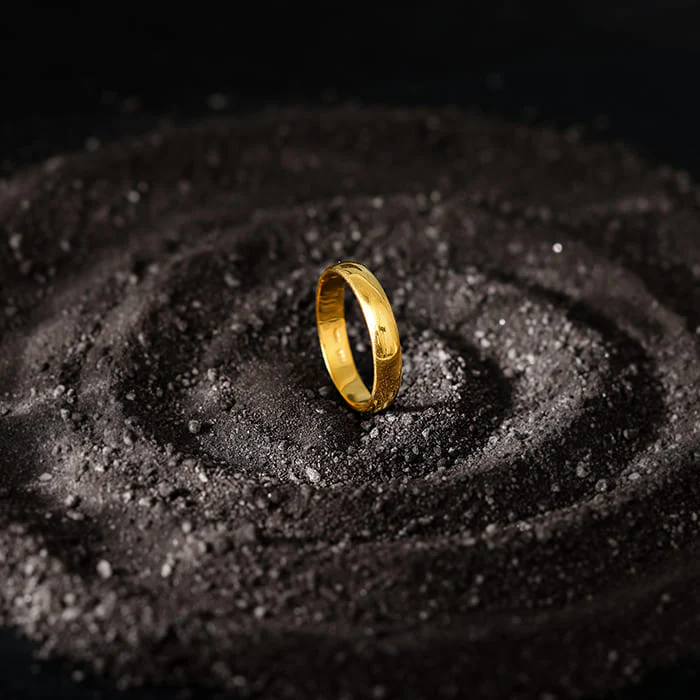 Golden Classic Band For Him - Image 3
