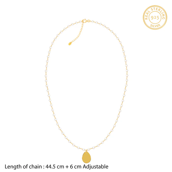 Golden Colleen Pearl Necklace - Image 5