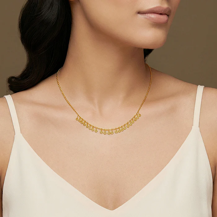 Golden Dots Necklace - Image 3