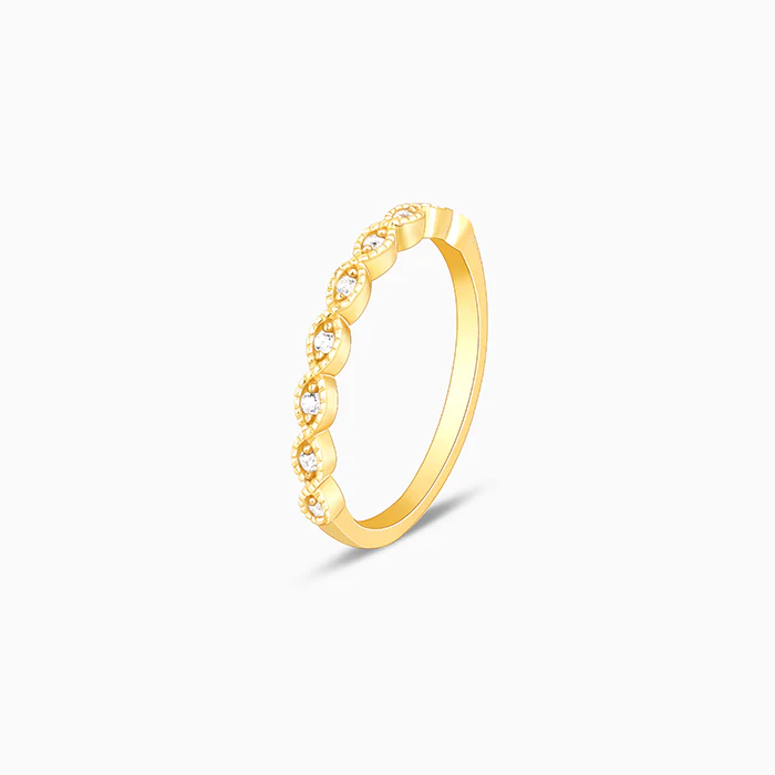 Golden Elegant Twist Ring - Image 5
