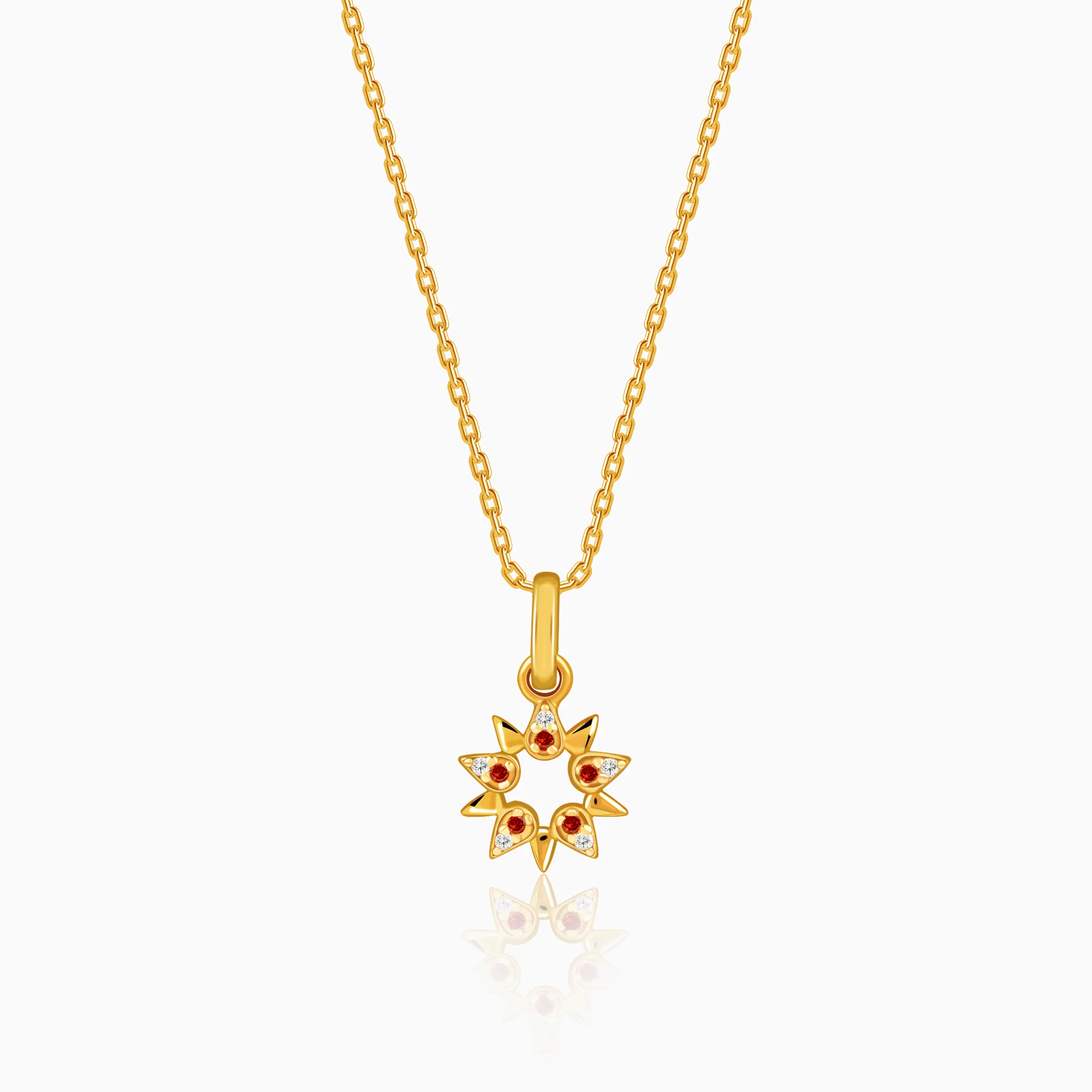 Golden Ereshkigal Pendant With Link Chain