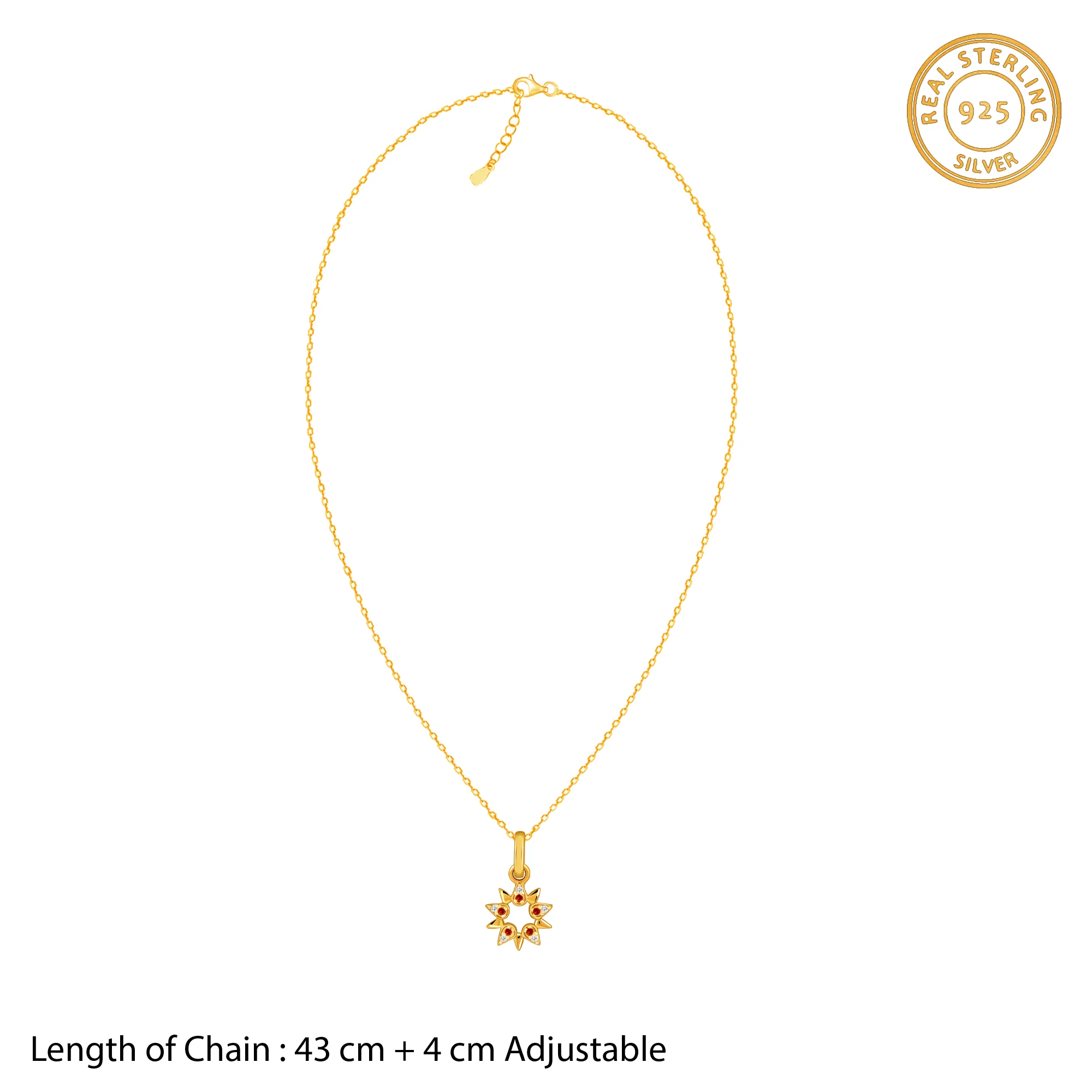Golden Ereshkigal Pendant With Link Chain - Image 6