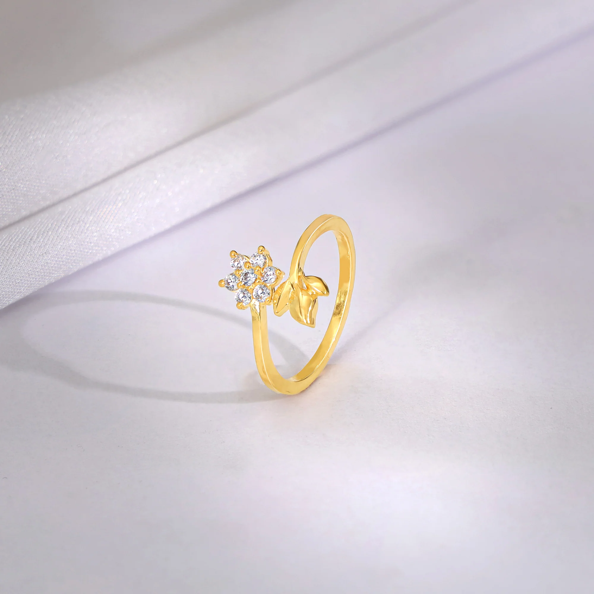 Golden Flower Girl Ring - Image 2