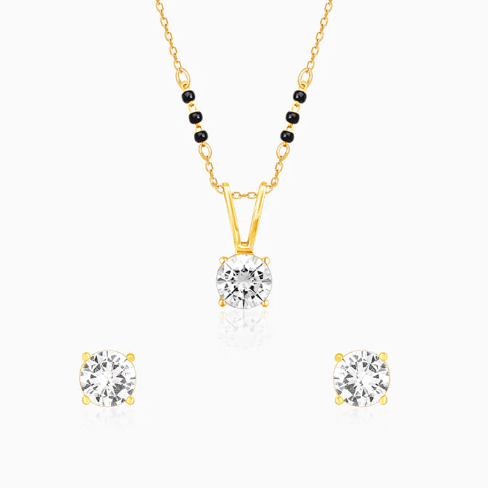 Golden Forever Moments Mangalsutra Set - Image 6