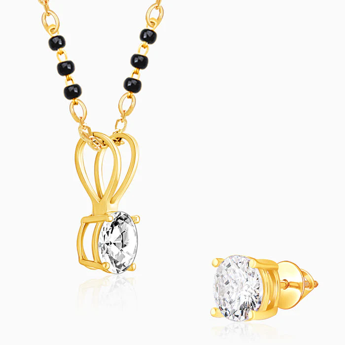 Golden Forever Moments Mangalsutra Set - Image 7