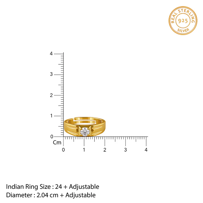 Golden Foundation Ring For Him - Image 5