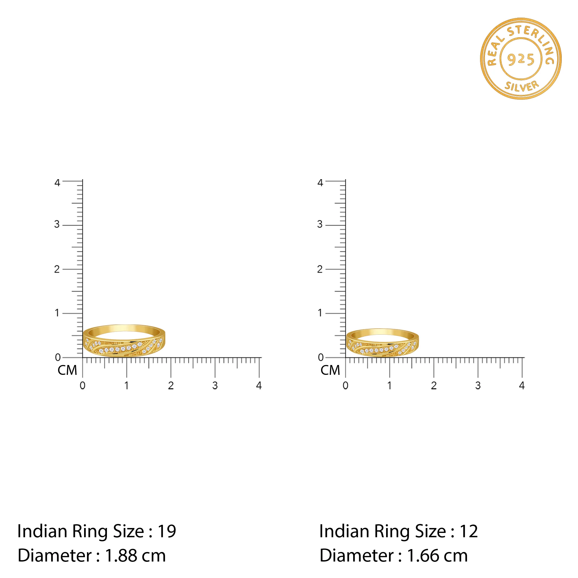 Golden Harmony Couple Rings - Image 4