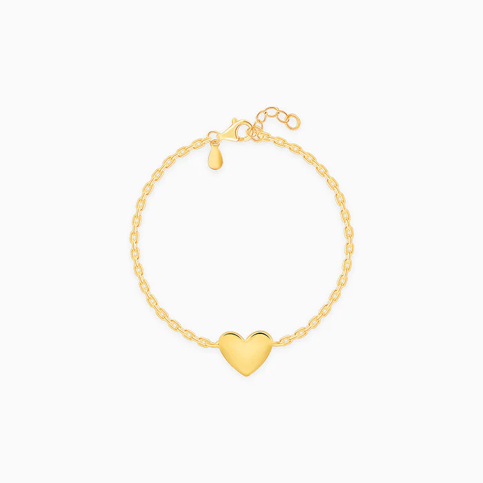 Golden Heartbeat Kids Bracelet (0 - 2 Years)
