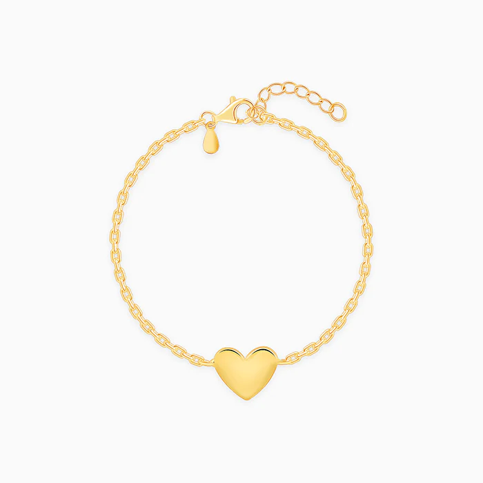 Golden Heartbeat Kids Bracelet (2 - 8 Years)