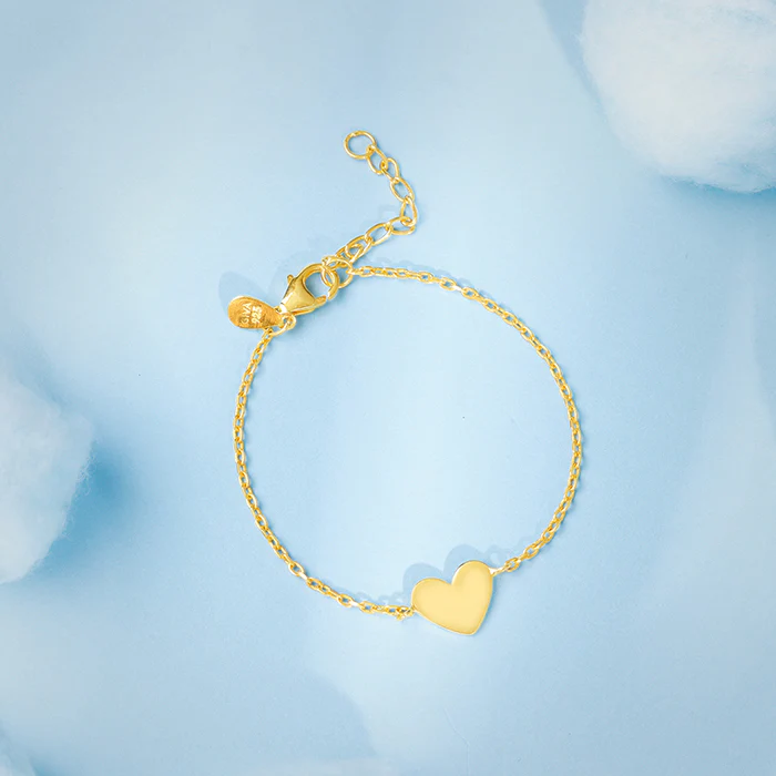 Golden Heartbeat Kids Bracelet (2 - 8 Years) - Image 2