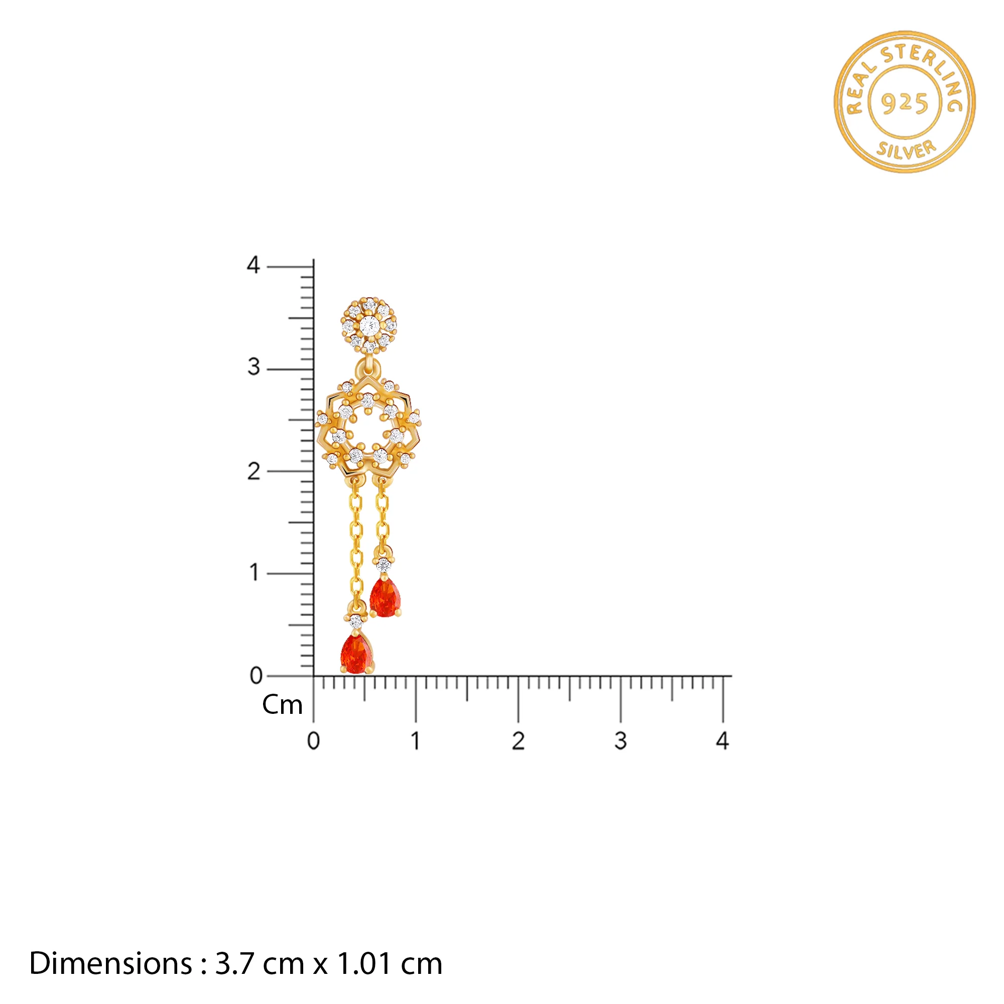 Golden Hecate Dangler Earrings - Image 5