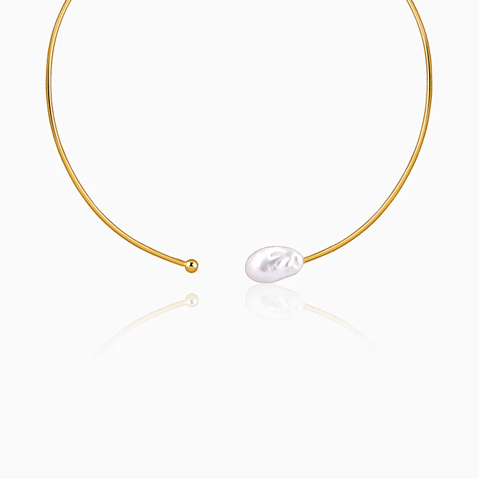 Golden Judy Pearl Necklace