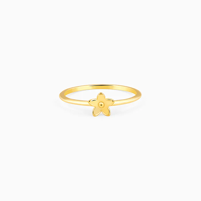 Golden Dendrobium Ring