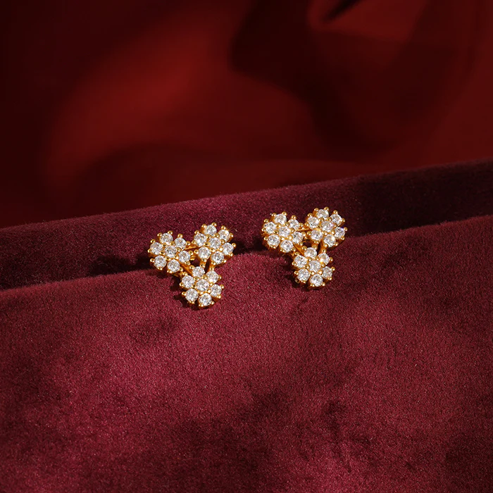 Golden Meryl Studs - Image 2