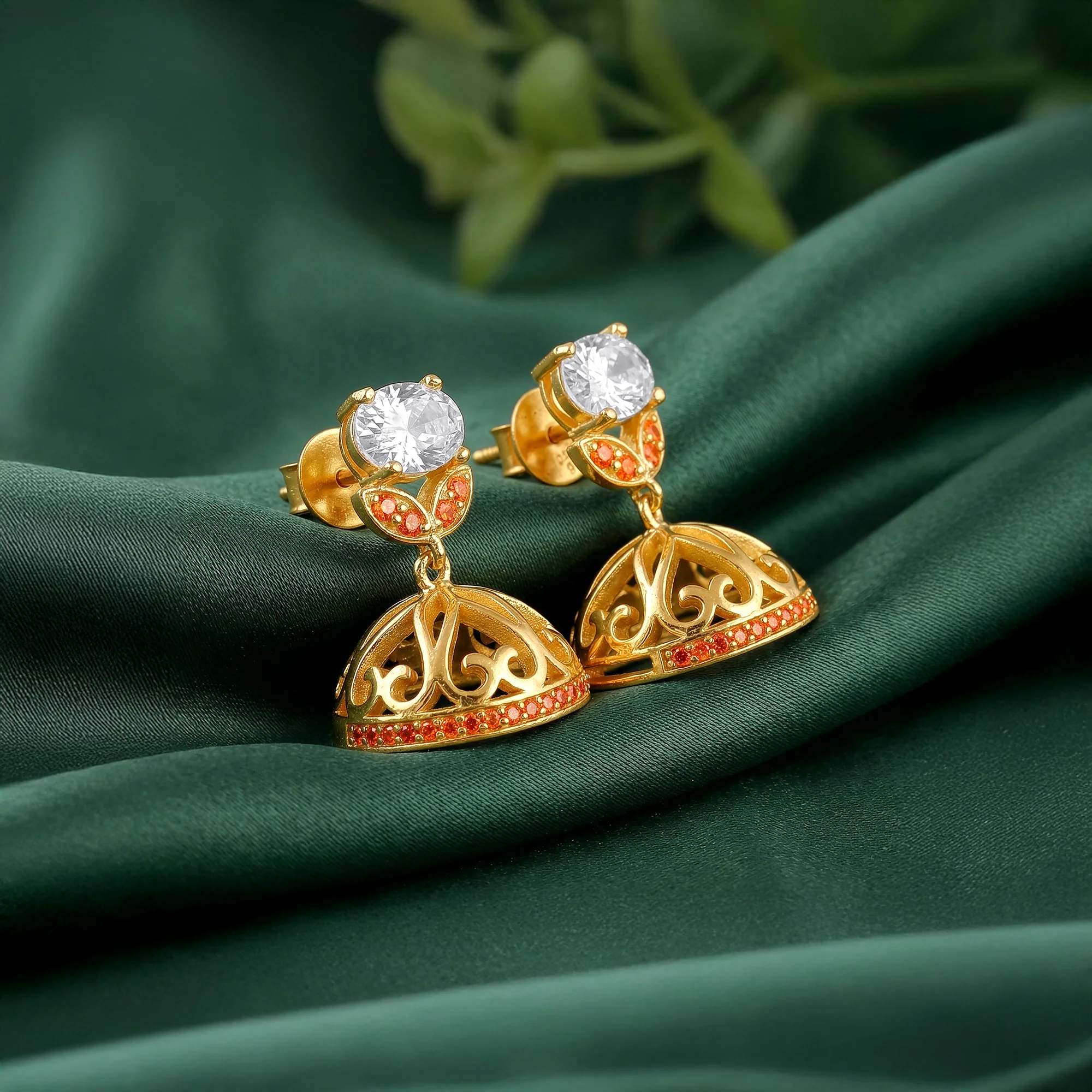 Golden Oshun Jhumki - Image 2