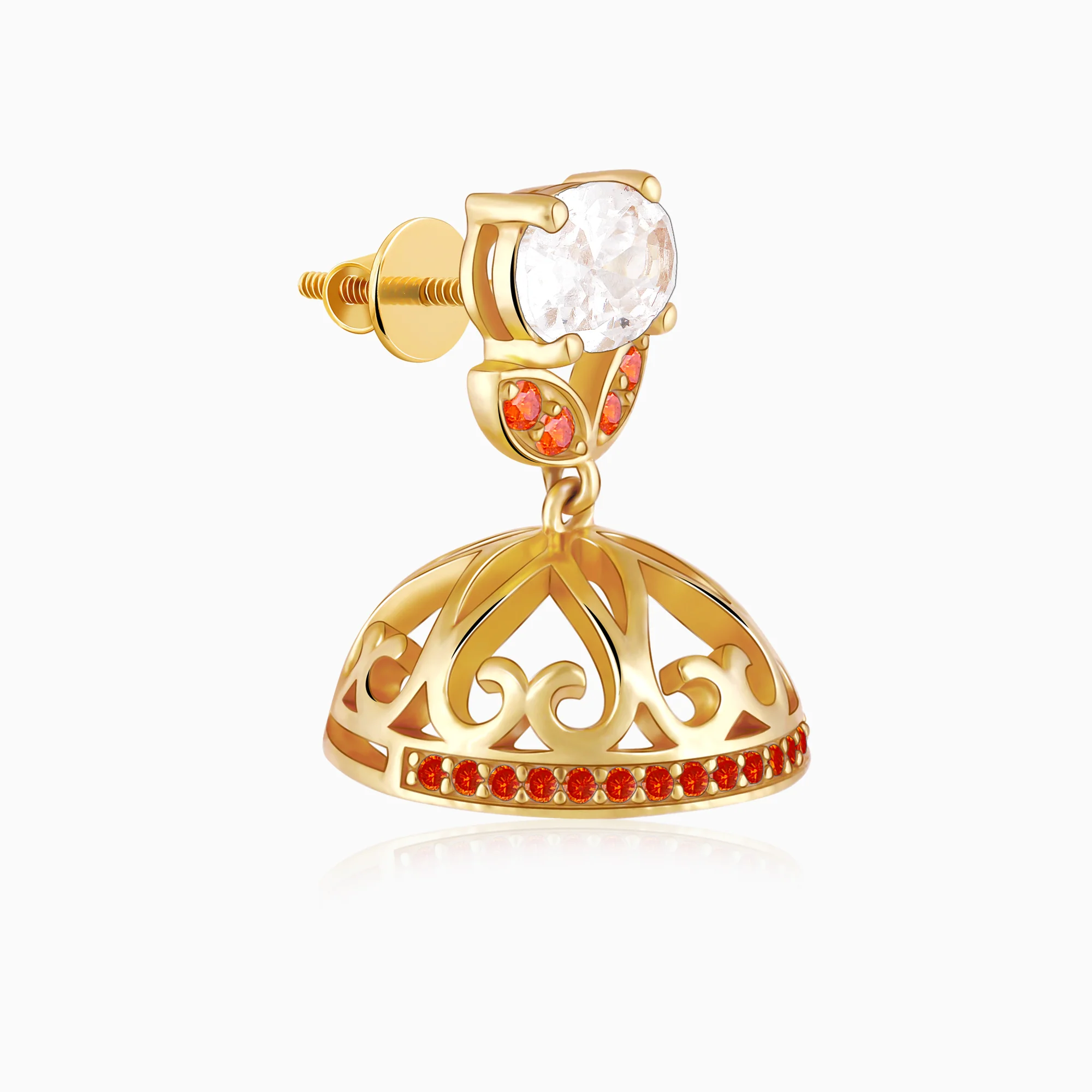 Golden Oshun Jhumki - Image 4