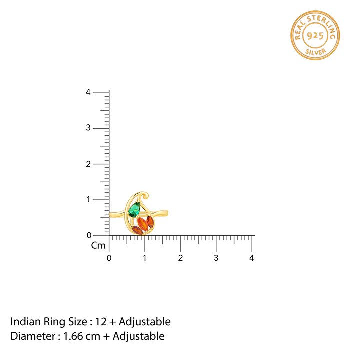 Golden Parvati Ring - Image 5