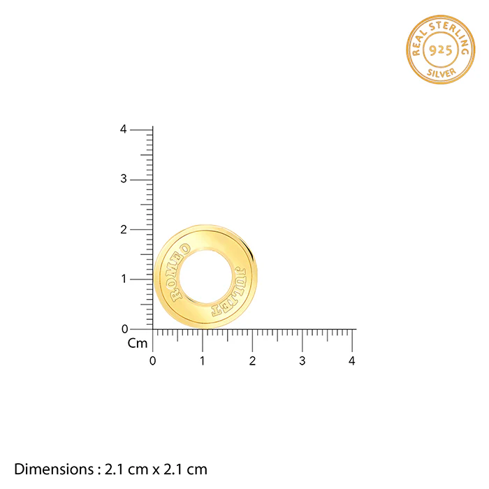 Golden Personalised Circular Pendant For Him - Image 4