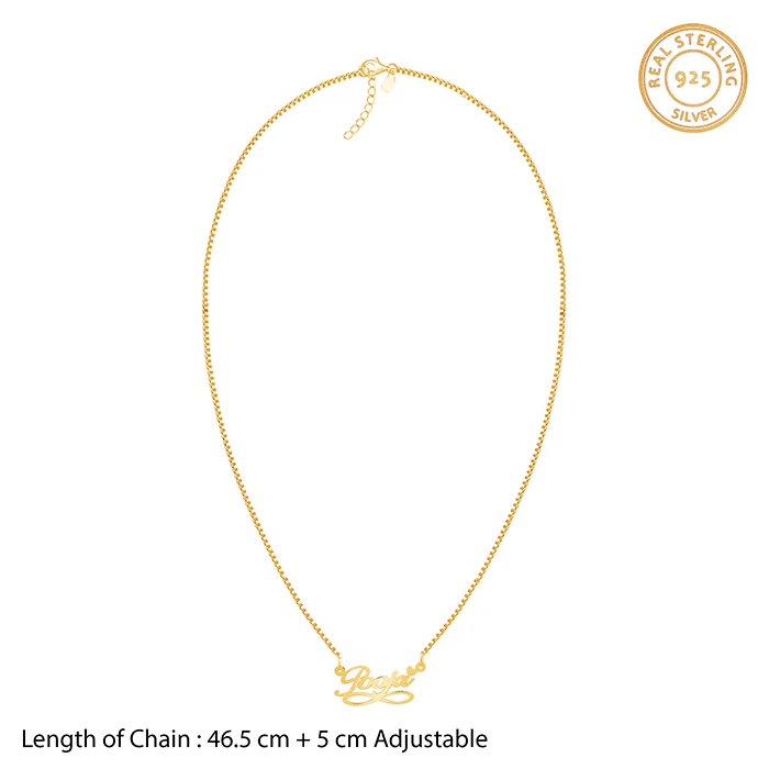 Golden Personalised Infinite Moments Necklace - Image 5
