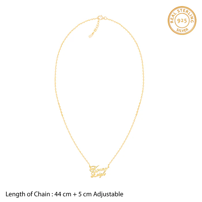 Golden Personalised Perfect Match Pendant - Image 6
