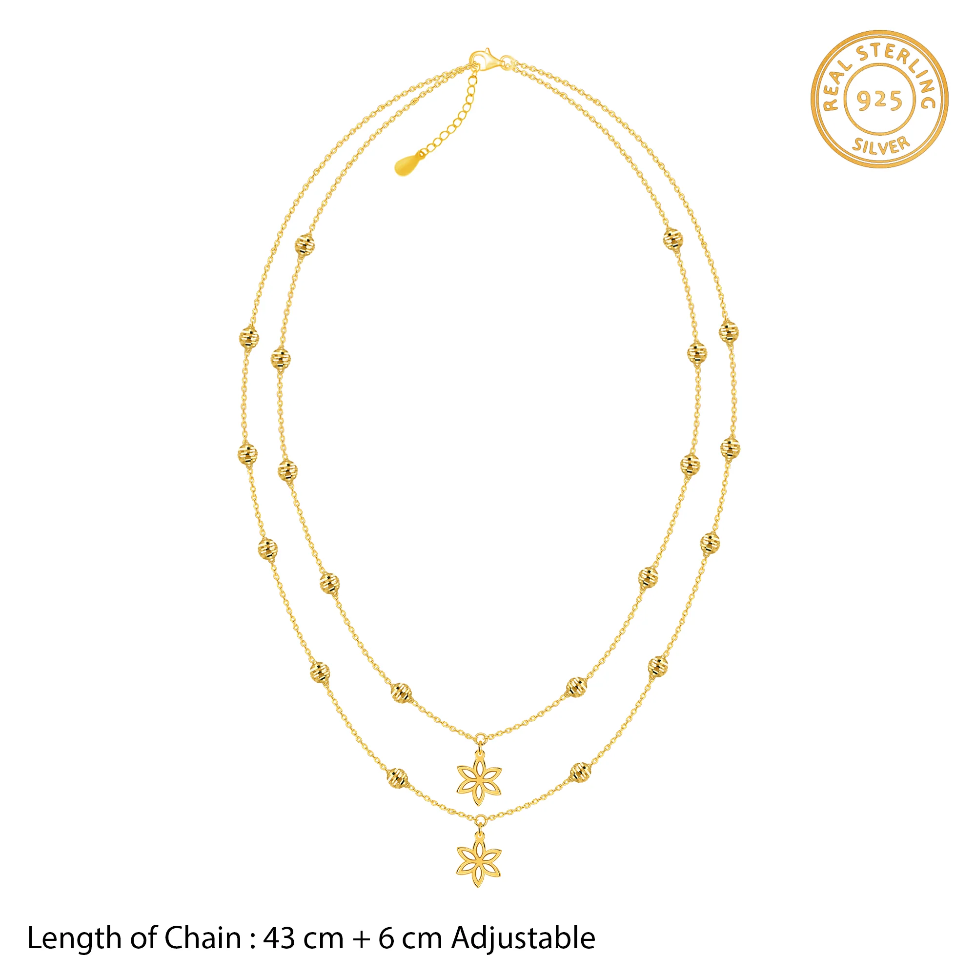 Golden Piece of Me Layered Necklace - Image 5