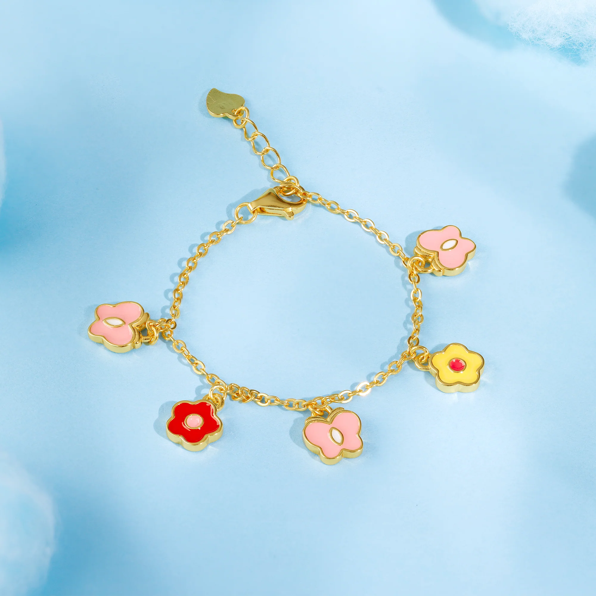 Golden Pookie Floral Kids Bracelet (0 - 2 Years) - Image 2