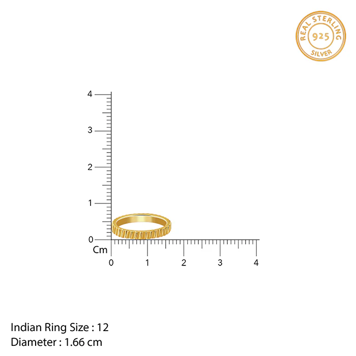Golden Ray Ring (Size 12) - Image 4