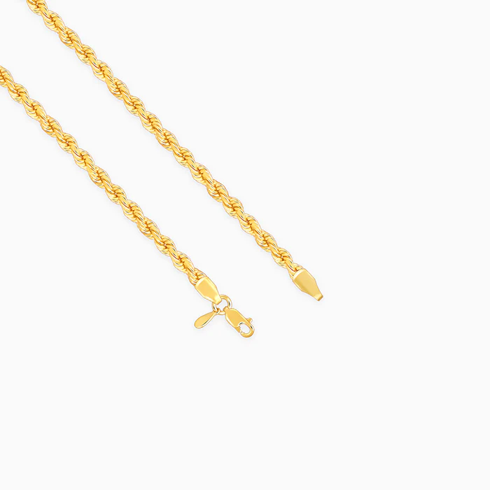 Golden Rope Chain For Him - Image 4