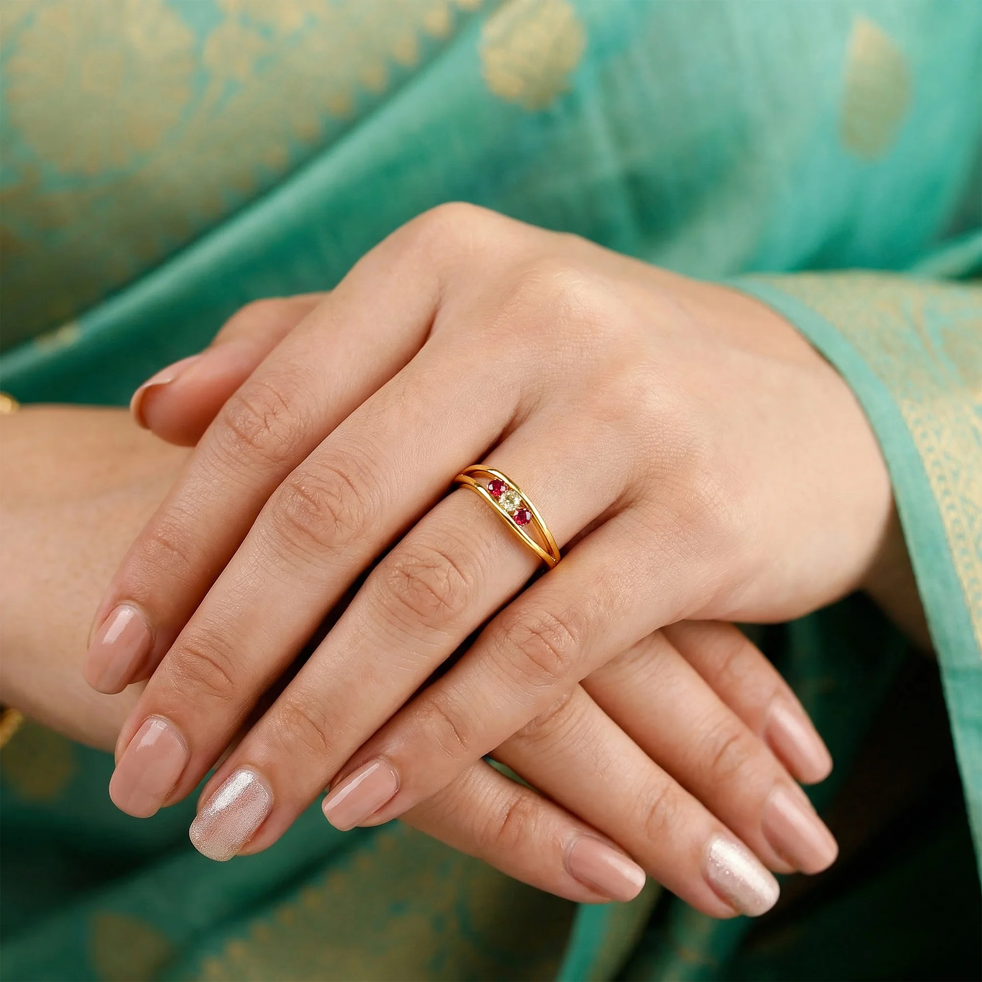 Golden Shailaputri Ring - Image 3