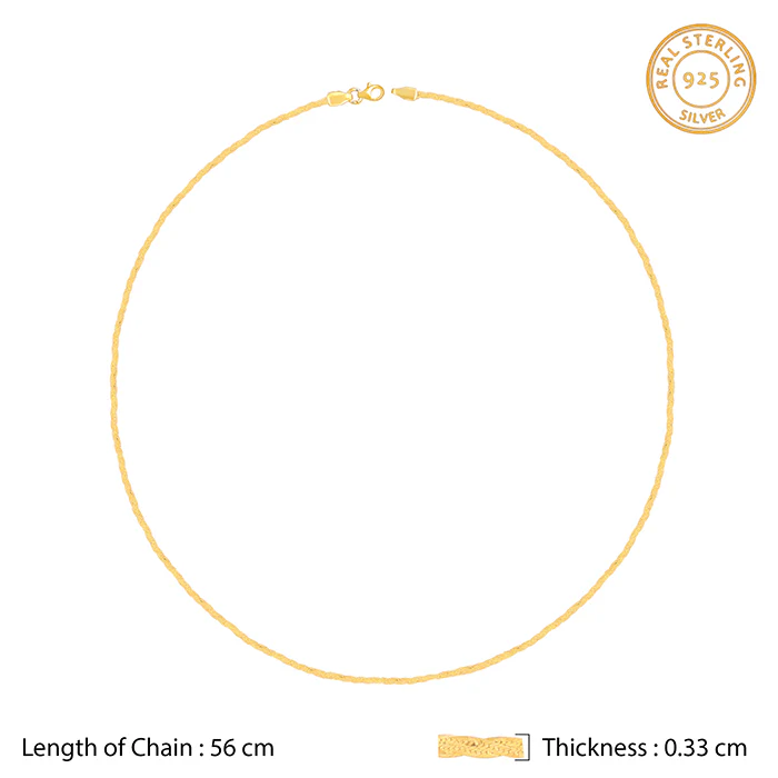 Golden Snake Chain For Him - Image 5
