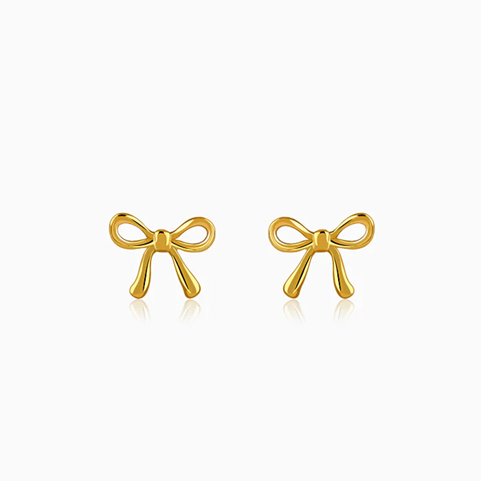 Golden Tied with Love Earrings