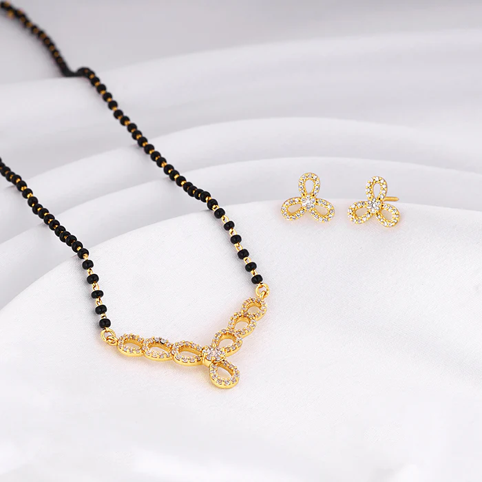 Golden Trifecta Love Mangalsutra Set - Image 2