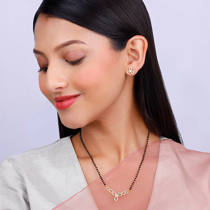 Golden Trifecta Love Mangalsutra Set - Image 3