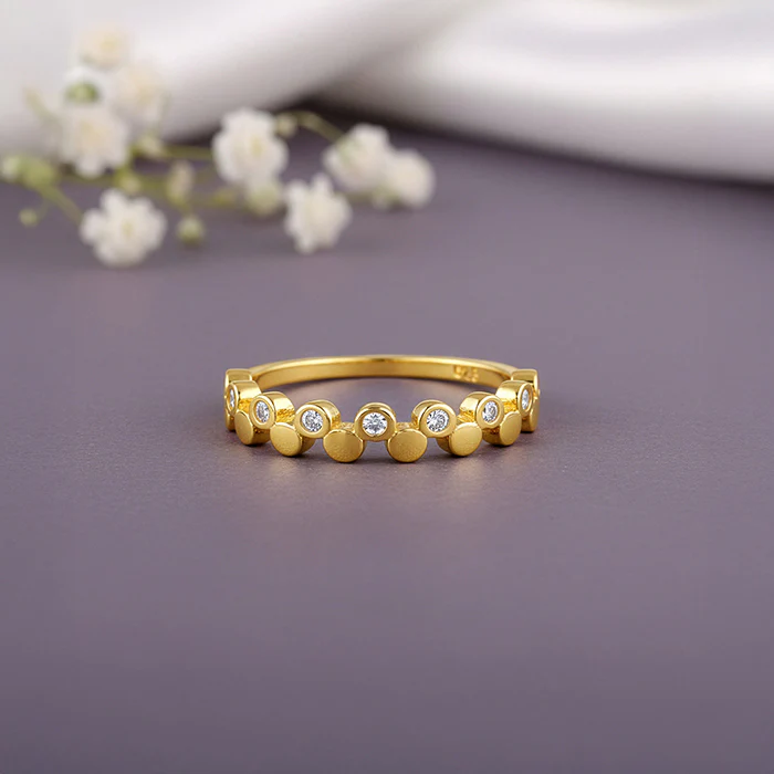 Golden Urban Loop Ring - Image 2