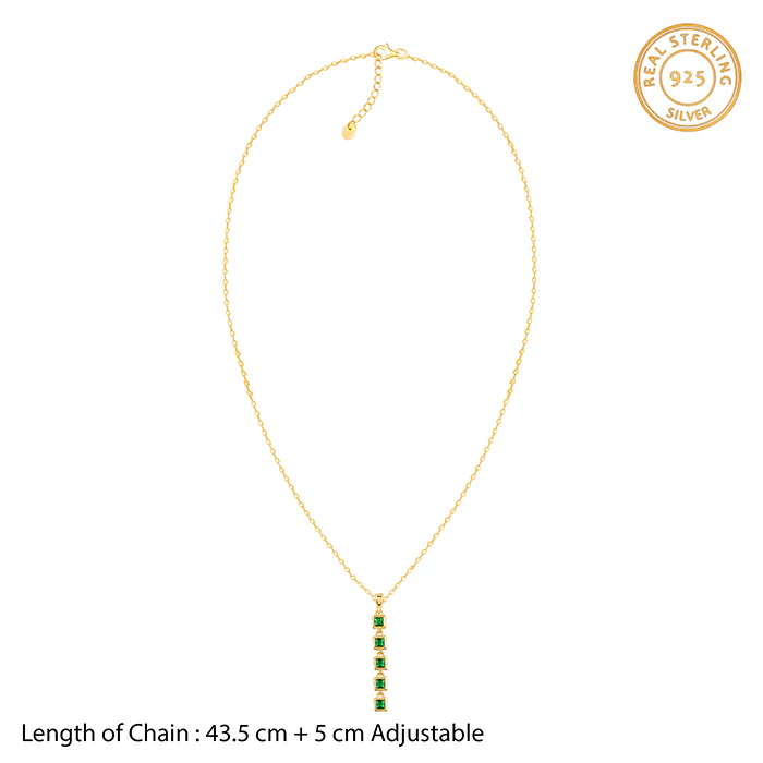 Golden Verdant Elegance Necklace - Image 6