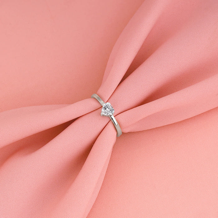 Silver Passionate Love Ring - Image 2