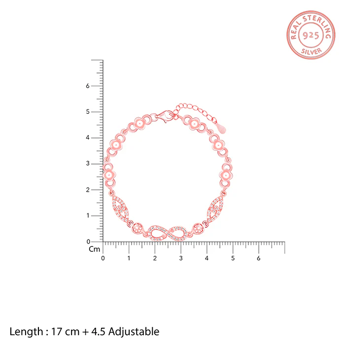 Rose Gold Infinity Romance Bracelet - Image 4