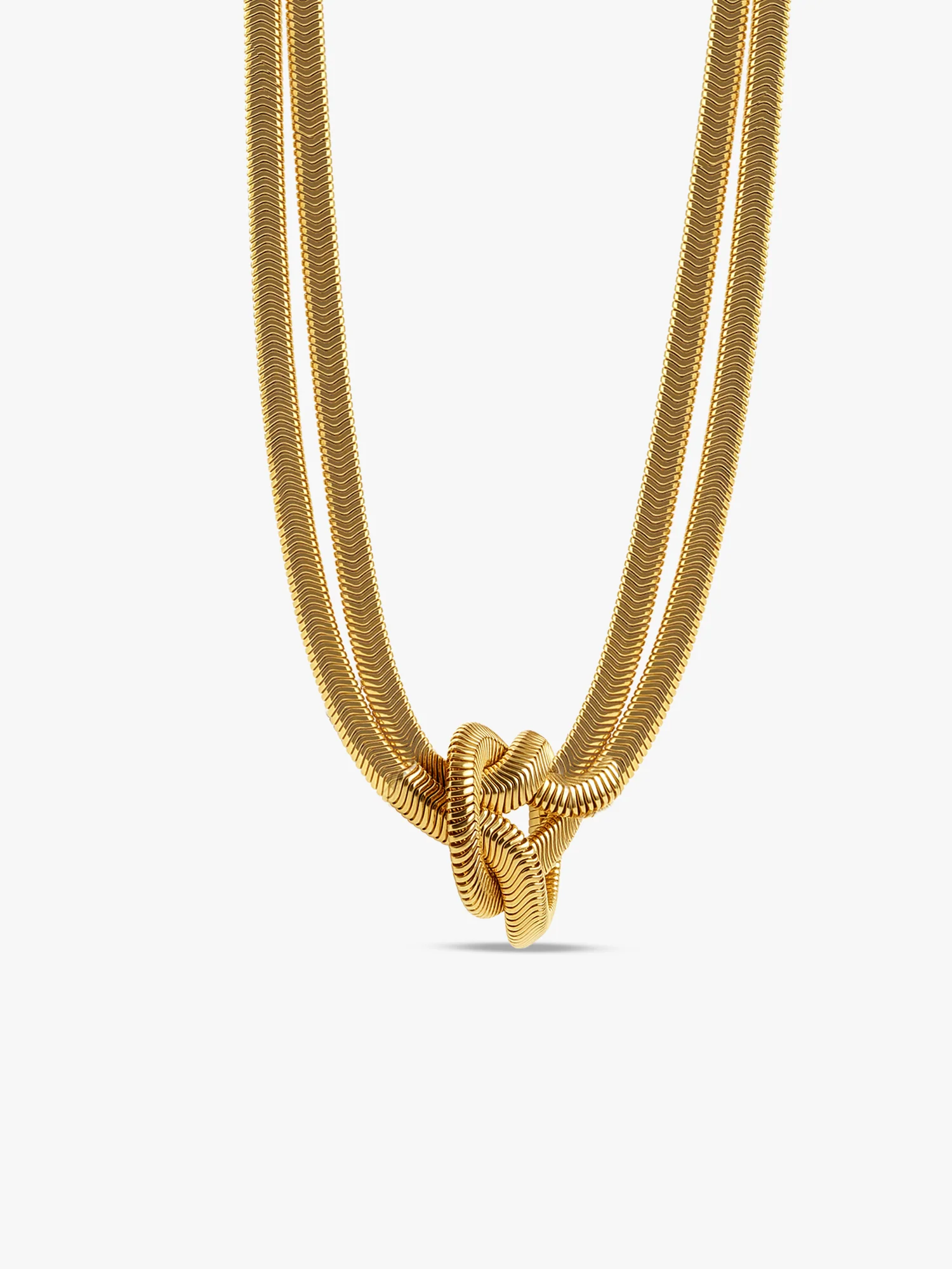 Knot Today Gold Plated Necklace - Image 4