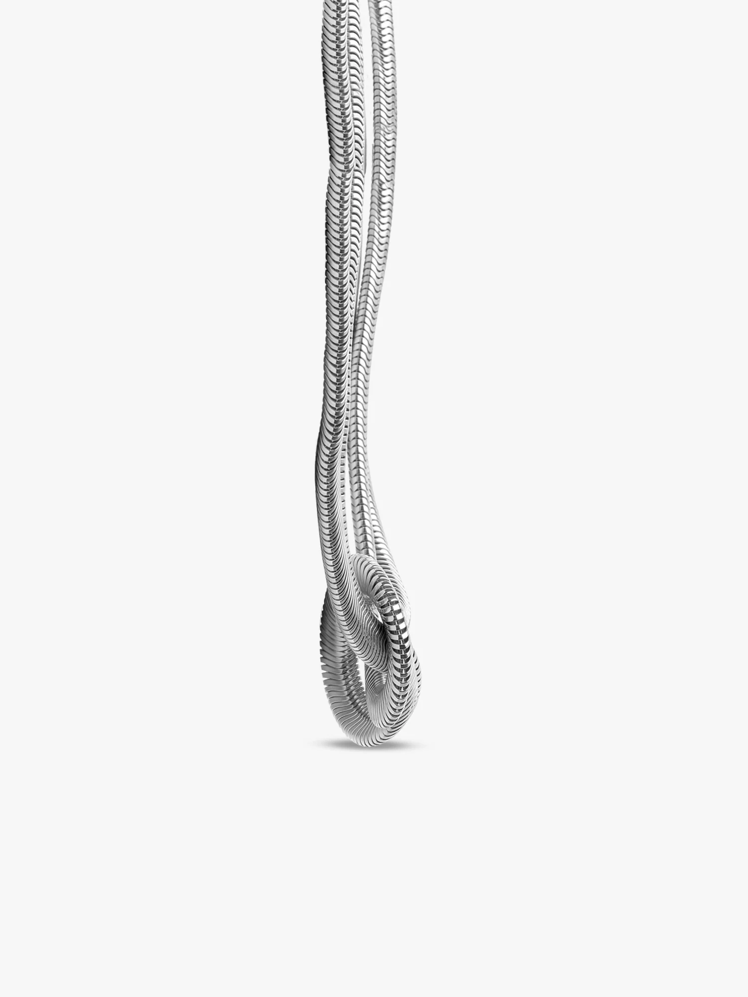 Knot Today Rhodium Plated Necklace - Image 5