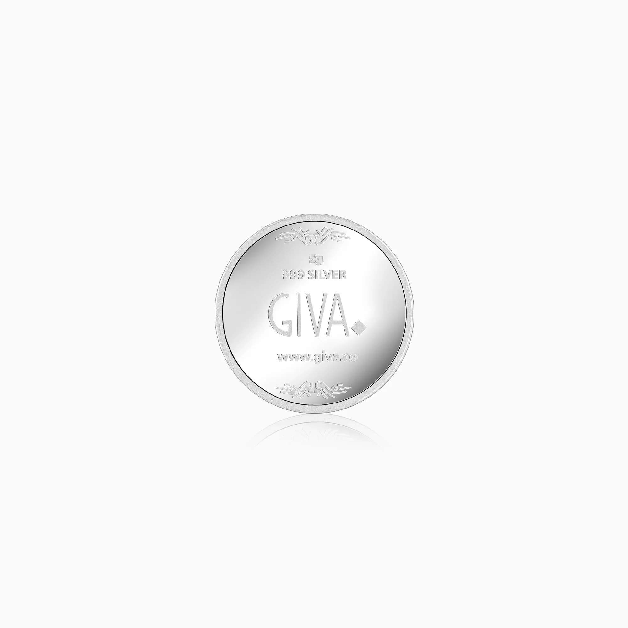Goddess Lakshmi and Lord Ganesh Silver Coin - 5 g - Image 3