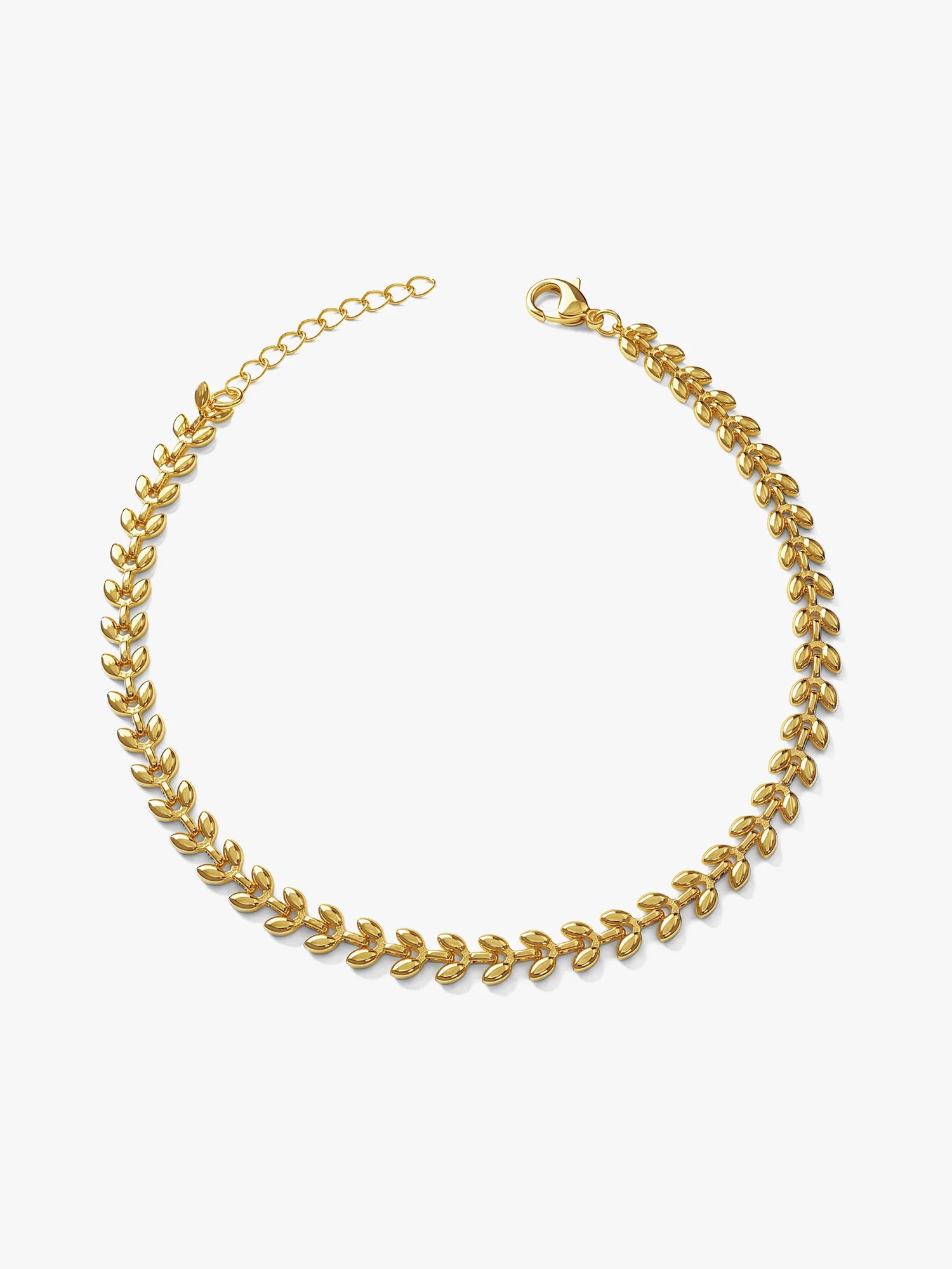 Link It Up Gold Plated Anklet - Image 3