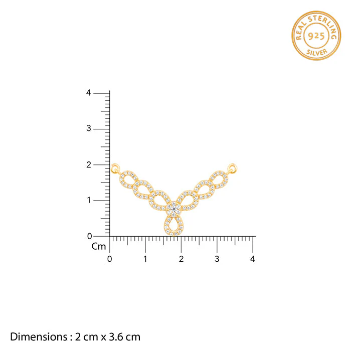 Golden Enamoured In Love Mangalsutra - Image 6