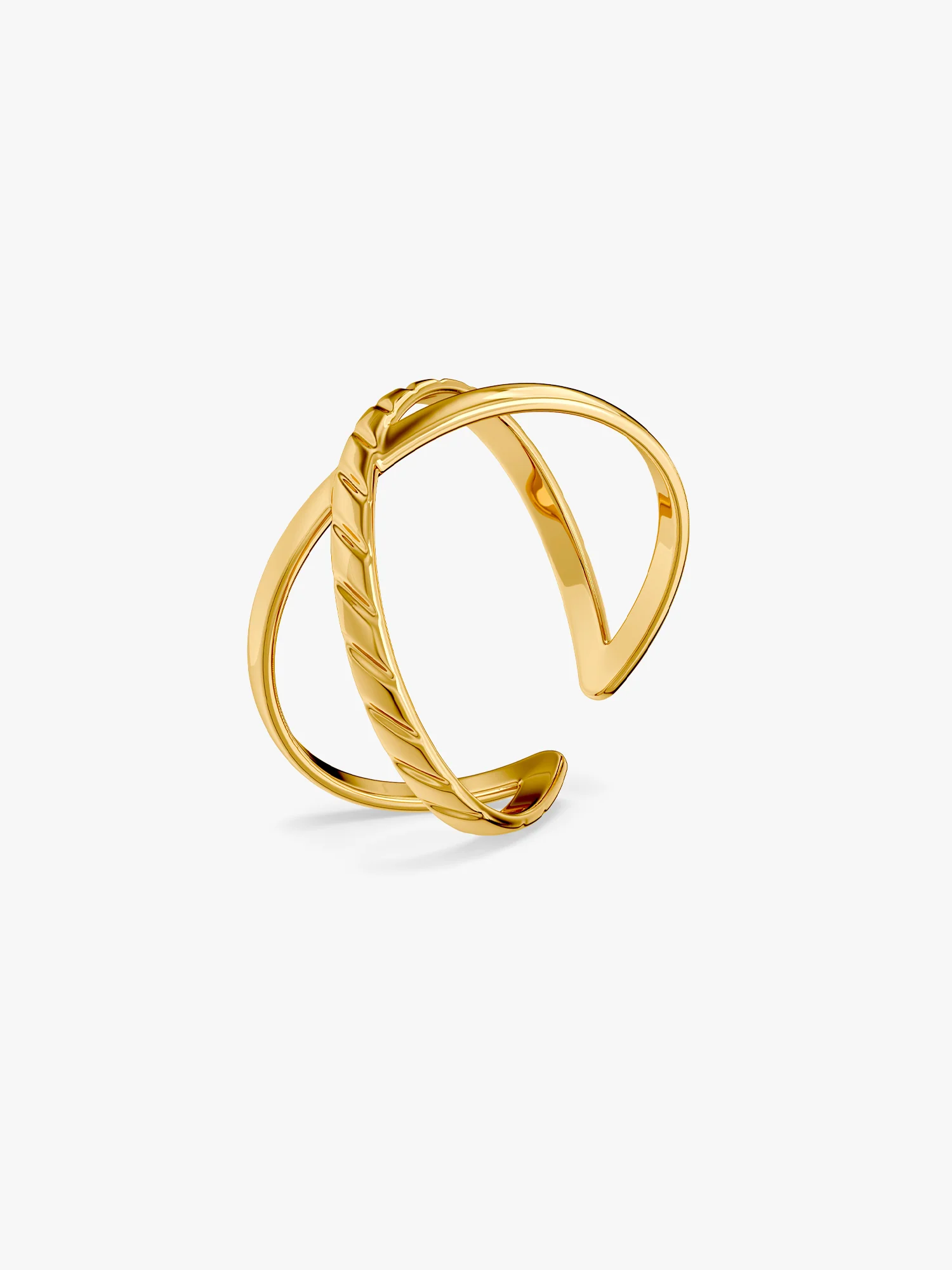 Orbit Gold Plated Ring (Size 16) - Image 4