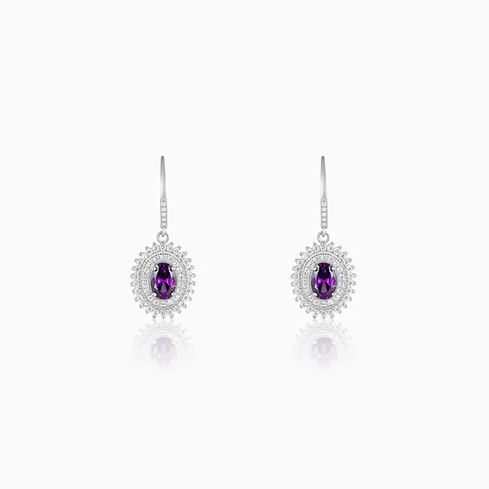 Silver Shining Crescent Earrings - Image 6