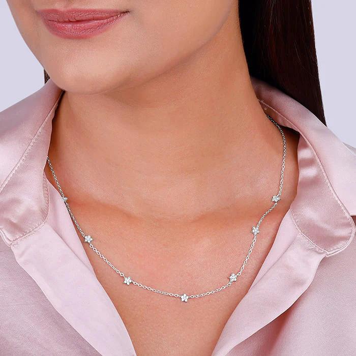 Silver Star Constellation Necklace - Image 3