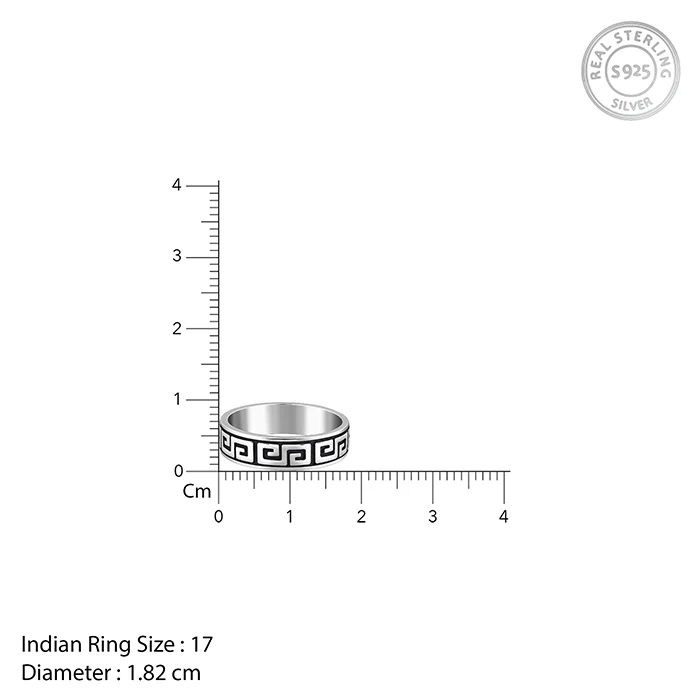 Oxidised Silver Ultimate Drip Ring For Him - Image 5